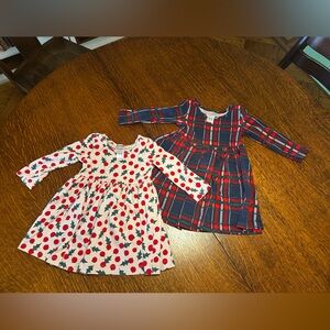 Hannah Andersson set of two toddler dresses